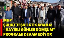 MHP Şuhut Teşkilatı Sahada: “Hayırlı Günler Komşum” Programı Devam Ediyor