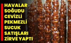 Havalar Soğudu, Cevizli Pekmezli Sucuk Satışları Zirve Yaptı