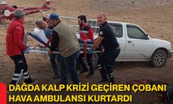 Dağda Kalp Krizi Geçiren Çobanı Hava Ambulansı Kurtardı