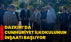 Dazkırı’da Cumhuriyet İlkokulunun İnşaatı Başlıyor