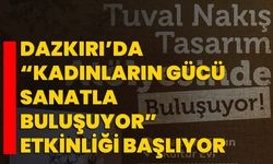 Dazkırı’da “Kadınların Gücü Sanatla Buluşuyor” Etkinliği Başlıyor