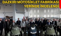 Dazkırı Motosiklet Fabrikası Yerinde İncelendi