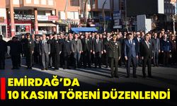 Emirdağ’da 10 Kasım Töreni Düzenlendi