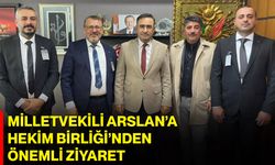 Milletvekili Arslan’a Hekim Birliği’nden Önemli Ziyaret
