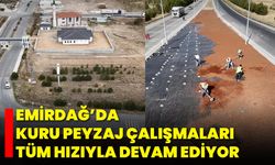 Emirdağ’da Kuru Peyzaj Çalışmaları Tüm Hızıyla Devam Ediyor
