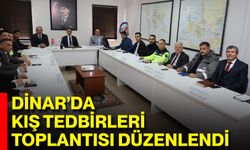 Dinar’da Kış Tedbirleri Toplantısı Düzenlendi