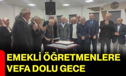 Emekli Öğretmenlere Vefa Dolu Gece