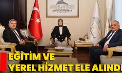 Eğitim Ve Yerel Hizmet Ele Alındı