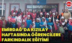 Emirdağ’da Kızılay Haftasında Öğrencilere Farkındalık Eğitimi