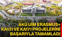 AKÜ UİM Erasmus+ KA131 ve KA171 Projelerini Başarıyla Tamamladı