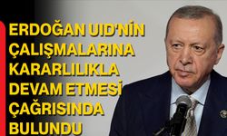 Erdoğan UID'nin çalışmalarına kararlılıkla devam etmesi çağrısında bulundu