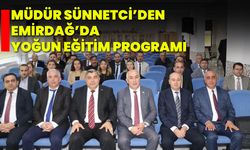 Müdür Sünnetci’den Emirdağ’da Yoğun Eğitim Programı