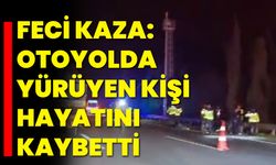 Feci Kaza: Otoyolda Yürüyen Kişi Hayatını Kaybetti