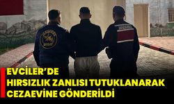Evciler’de Hırsızlık Zanlısı Tutuklanarak Cezaevine Gönderildi
