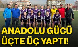Anadolu Gücü üçte üç yaptı!
