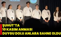 Şuhut’ta 10 Kasım Anması Duygu Dolu Anlara Sahne Oldu