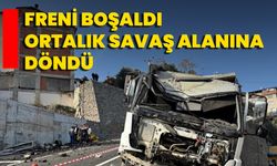Freni Boşaldı Ortalık Savaş Alanına Döndü
