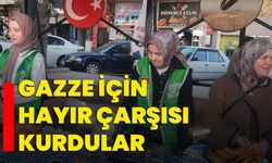 Gazze için hayır çarşısı kurdular