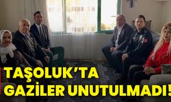 Taşoluk’ta gaziler unutulmadı!