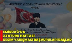 Emirdağ’da Atatürk Haftası Resim Yarışması Başvuruları Başladı