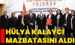Hülya Kalaycı Mazbatasını Aldı