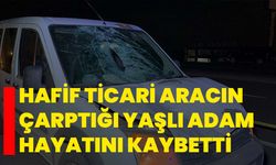 Hafif ticari aracın çarptığı yaşlı adam hayatını kaybetti