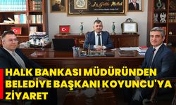 Halk Bankası Müdüründen Belediye Başkanı Serkan Koyuncu'ya Ziyaret