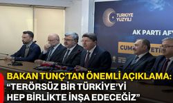 Bakan Tunç’tan önemli açıklama: “Terörsüz bir Türkiye’yi hep birlikte inşa edeceğiz”