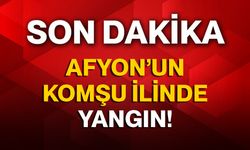 Afyon’un Komşu İlinde Yangın!