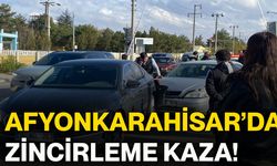 Afyonkarahisar’da zincirleme kaza!