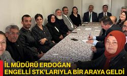 İl Müdürü Erdoğan, Engelli STK’larıyla Bir Araya Geldi