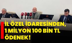 İl Özel İdaresinden, 1 milyon 100 bin TL ödenek!