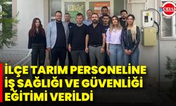 İlçe Tarım Personeline İş Sağlığı Ve Güvenliği Eğitimi Verildi