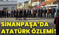 Sinanpaşa’da Atatürk özlemi!