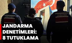 Jandarma denetimleri: 8 tutuklama