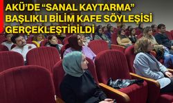 AKÜ’de “Sanal kaytarma” başlıklı bilim kafe söyleşisi gerçekleştirildi