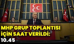 MHP grup toplantısı için saat verildi: 10.45