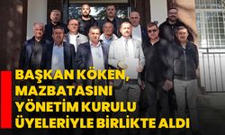 Başkan Köken, Mazbatasını Yönetim Kurulu Üyeleriyle Birlikte Aldı