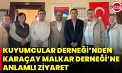 Kuyumcular Derneği’nden Karaçay Malkar Derneği’ne Anlamlı Ziyaret