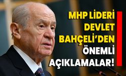 MHP Lideri Devlet Bahçeli’den Önemli Açıklamalar!