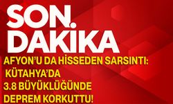 Afyon’u Da Hisseden Sarsıntı: Kütahya Simav’da 3.8 Büyüklüğünde Deprem Korkuttu!