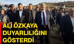 Ali Özkaya duyarlılığını gösterdi