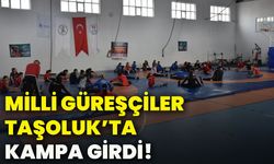Milli güreşçiler Taşoluk’ta kampa girdi!