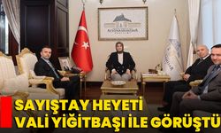 Sayıştay Heyeti, Vali Yiğitbaşı İle Görüştü