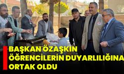 Başkan Özaşkın Öğrencilerin Duyarlılığına Ortak Oldu