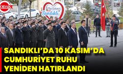 Sandıklı’da 10 Kasım’da Cumhuriyet Ruhu Yeniden Hatırlandı