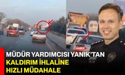 Müdür Yardımcısı Yanık’tan Kaldırım İhlaline Hızlı Müdahale