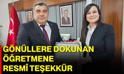 Gönüllere Dokunan Öğretmene Resmî Teşekkür