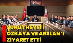Şuhut Heyeti Özkaya Ve Arslan’ı Ziyaret Etti