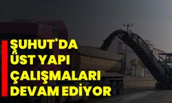 Şuhut'da üst yapı çalışmaları devam ediyor